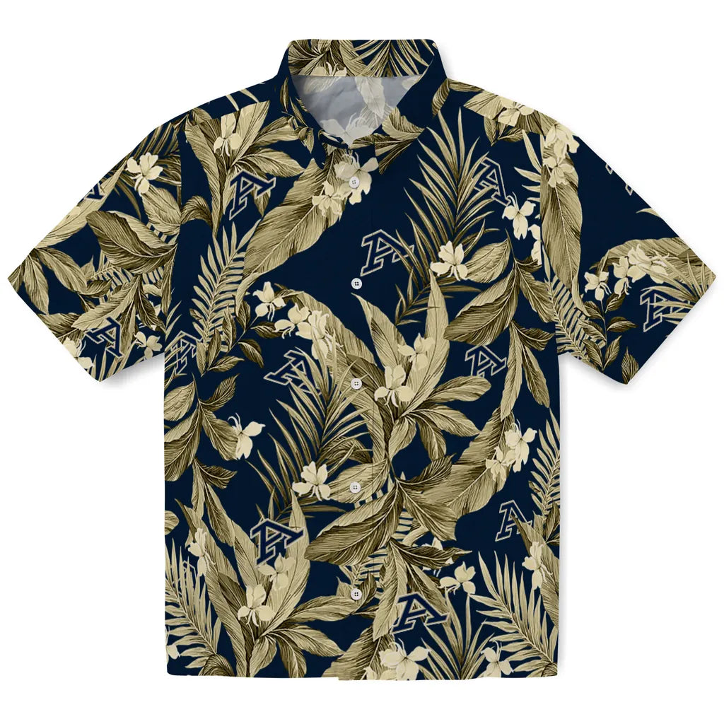 Akron Zips Hawaiian Shirt - Palm Leaves | Moonbestprint