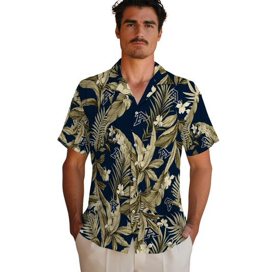 Akron Zips Hawaiian Shirt - Palm Leaves | Moonbestprint
