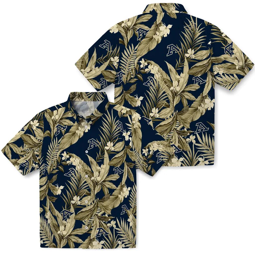 Akron Zips Hawaiian Shirt - Palm Leaves | Moonbestprint