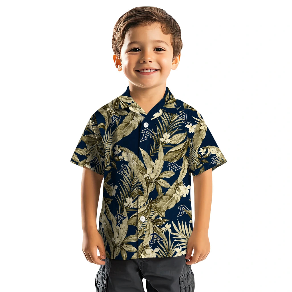 Akron Zips Hawaiian Shirt - Palm Leaves | Moonbestprint