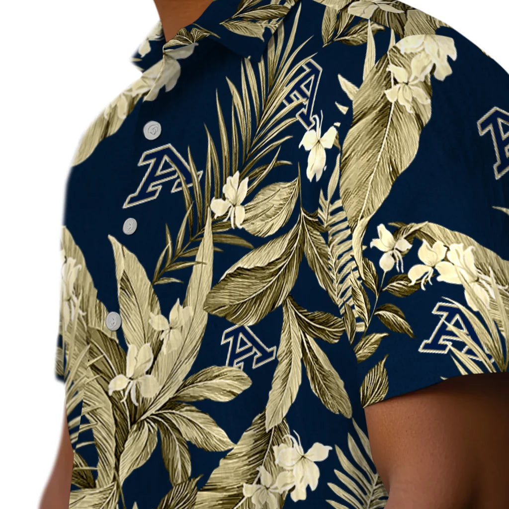 Akron Zips Hawaiian Shirt - Palm Leaves | Moonbestprint