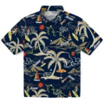 Akron Zips Hawaiian Shirt - Palm Tree Island | Moonbestprint