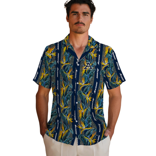 Akron Zips Hawaiian Shirt - Paradise Vines | Moonbestprint