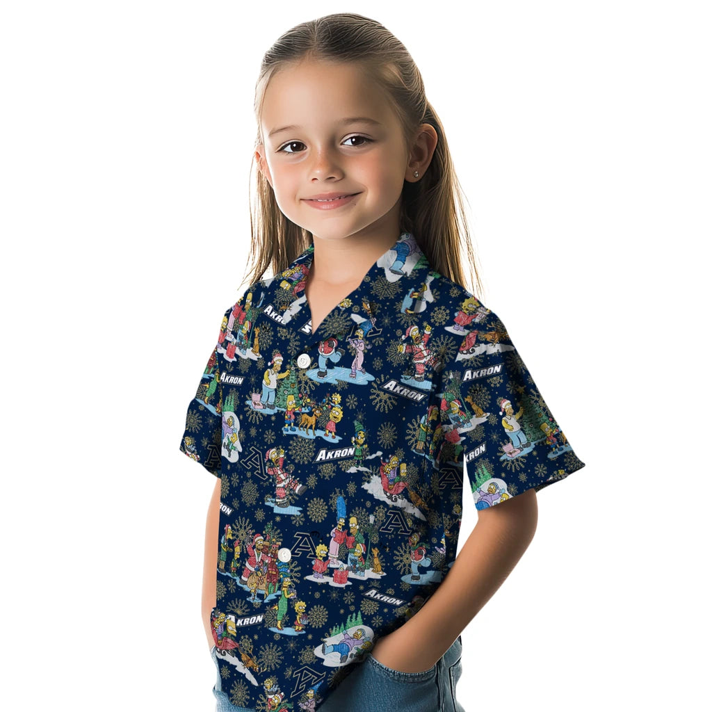Akron Zips Hawaiian Shirt - Simpsons Christmas | Moonbestprint