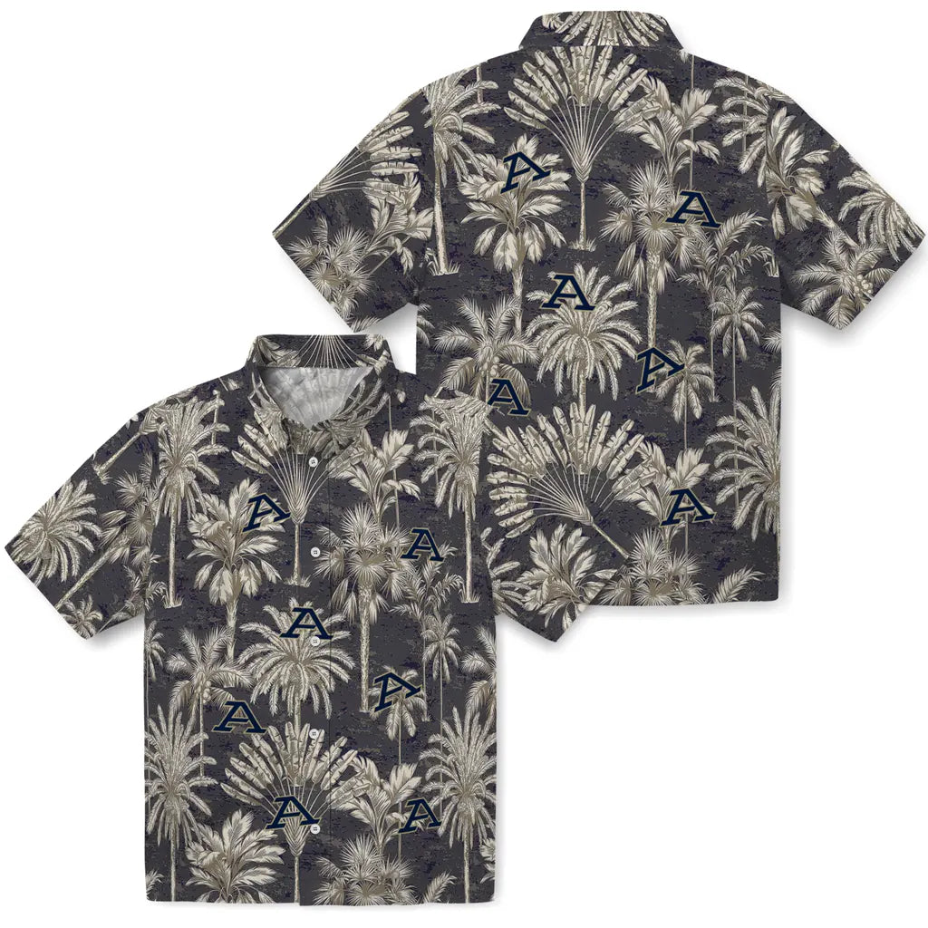 Akron Zips Hawaiian Shirt - Vintage Palm Tree | Moonbestprint