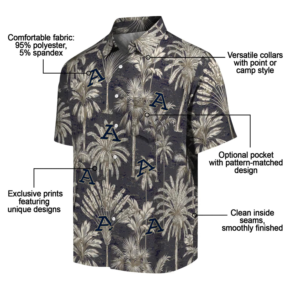 Akron Zips Hawaiian Shirt - Vintage Palm Tree | Moonbestprint