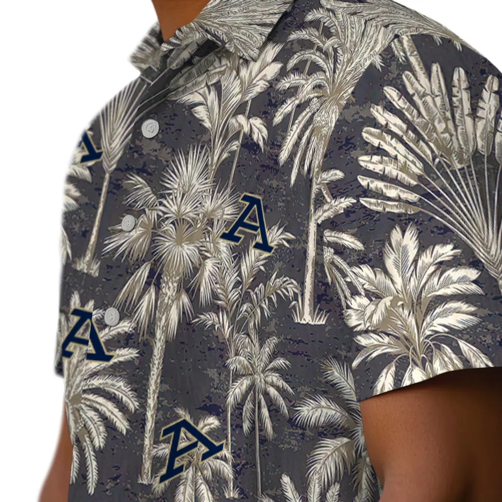 Akron Zips Hawaiian Shirt - Vintage Palm Tree | Moonbestprint