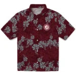 Alabama Crimson Tide Hawaiian Shirt - 50th State Flower | Moonbestprint