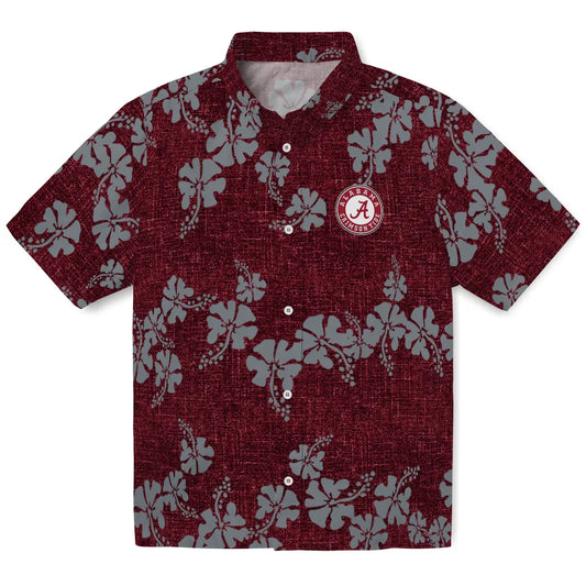Alabama Crimson Tide Hawaiian Shirt - 50th State Flower | Moonbestprint