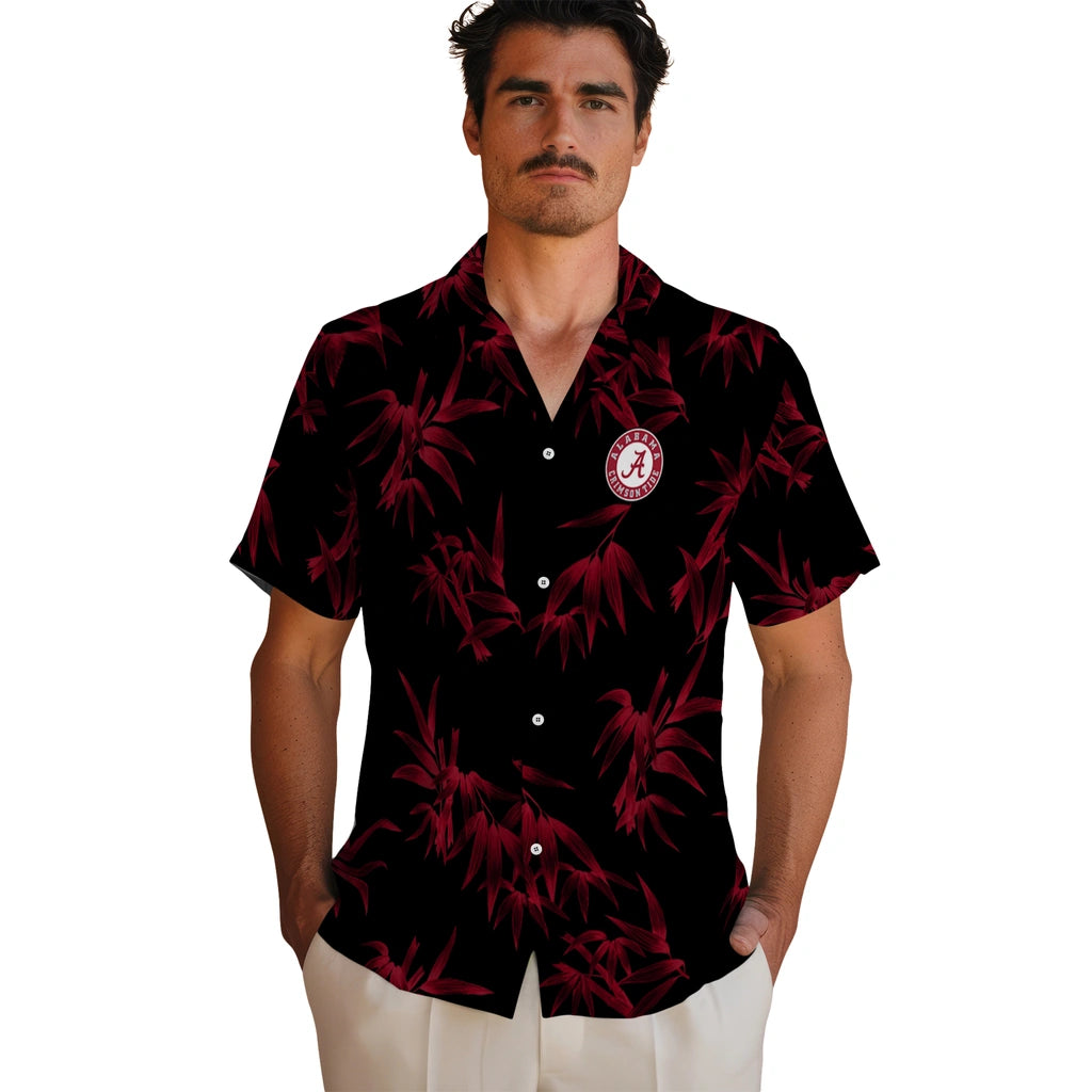 Alabama Crimson Tide Hawaiian Shirt - Bamboo Branches | Moonbestprint