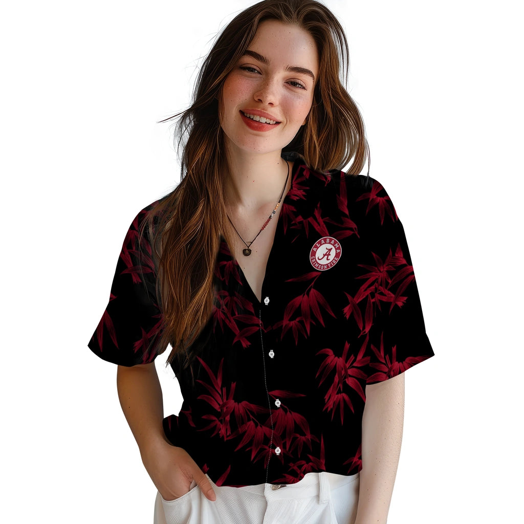 Alabama Crimson Tide Hawaiian Shirt - Bamboo Branches | Moonbestprint