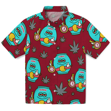 Alabama Crimson Tide Hawaiian Shirt - Chill Vibe | Moonbestprint