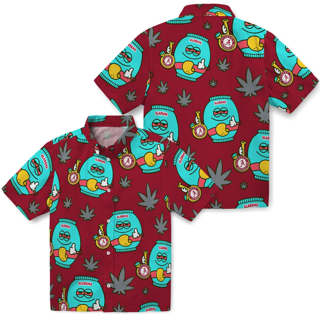 Alabama Crimson Tide Hawaiian Shirt - Chill Vibe | Moonbestprint