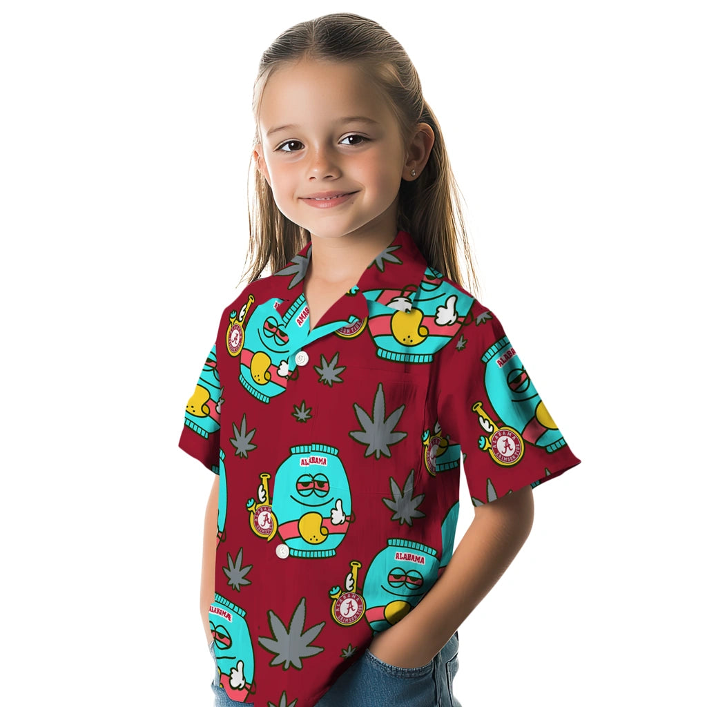 Alabama Crimson Tide Hawaiian Shirt - Chill Vibe | Moonbestprint