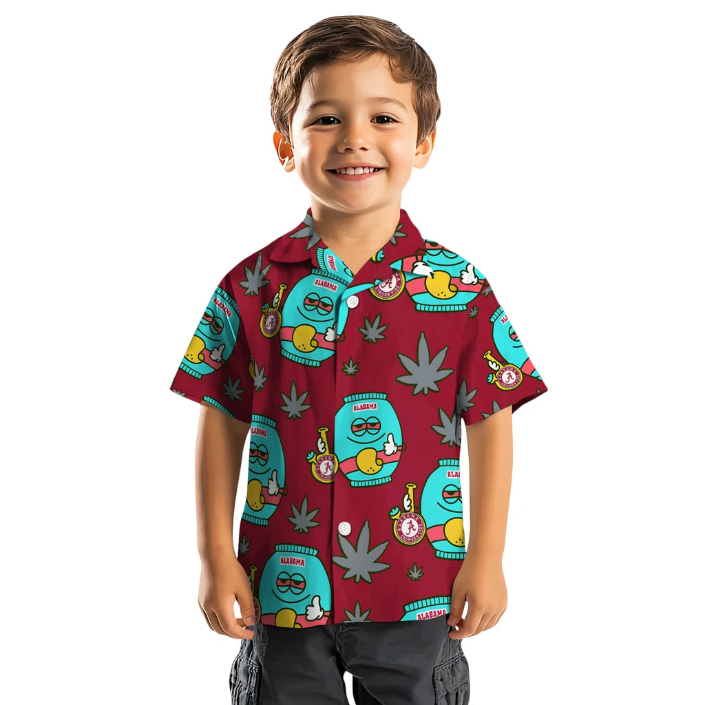 Alabama Crimson Tide Hawaiian Shirt - Chill Vibe | Moonbestprint