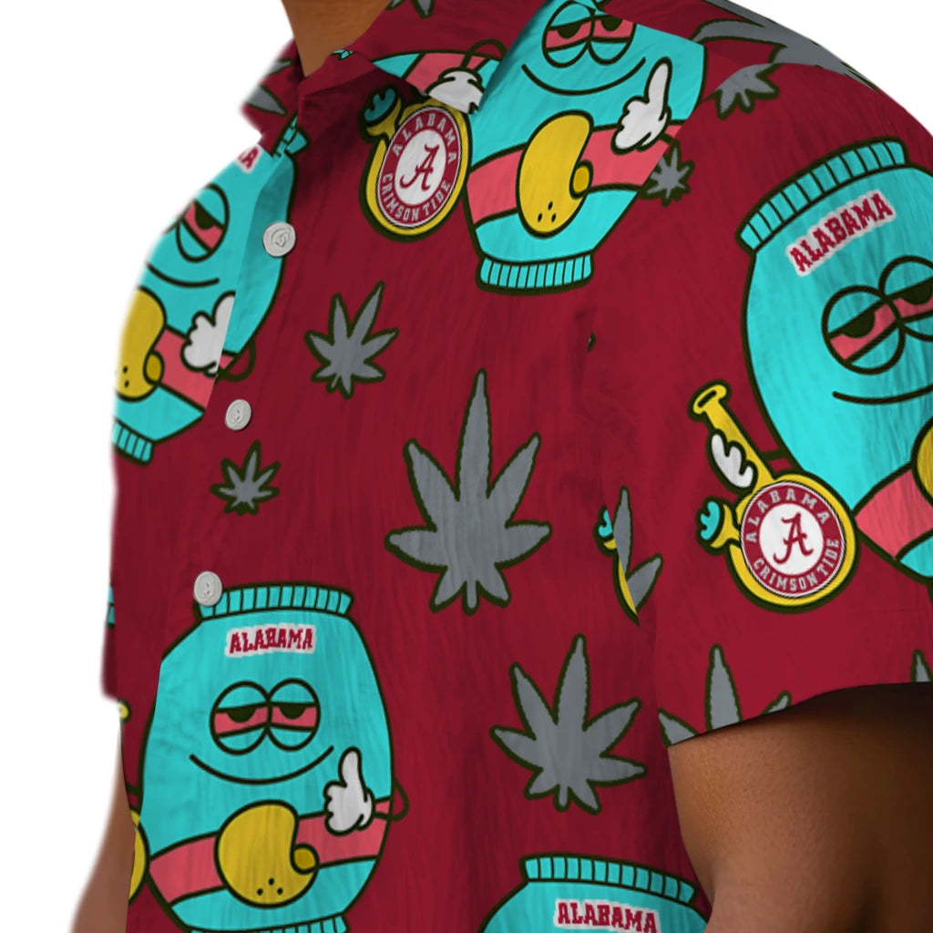 Alabama Crimson Tide Hawaiian Shirt - Chill Vibe | Moonbestprint