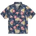 Alabama Crimson Tide Hawaiian Shirt - Flamingo Hibiscus | Moonbestprint