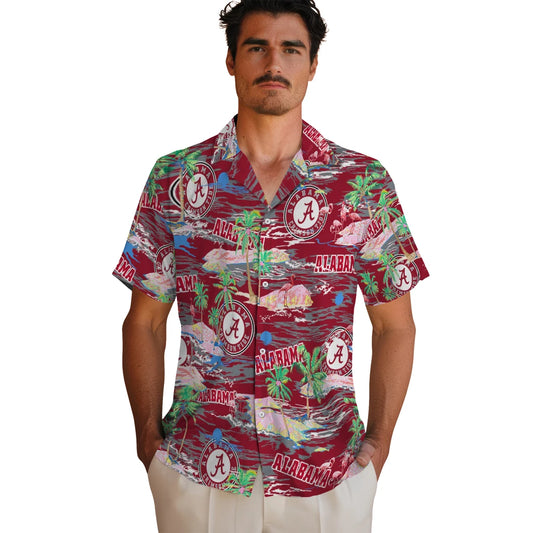 Alabama Tide Flamingo Retreat 2026 Hawaiian Shirt – Moonbestprint