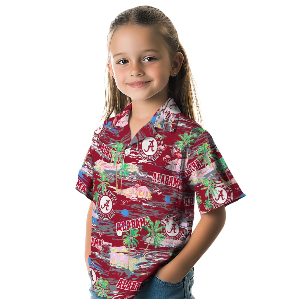 Alabama Tide Flamingo Retreat 2026 Hawaiian Shirt – Moonbestprint