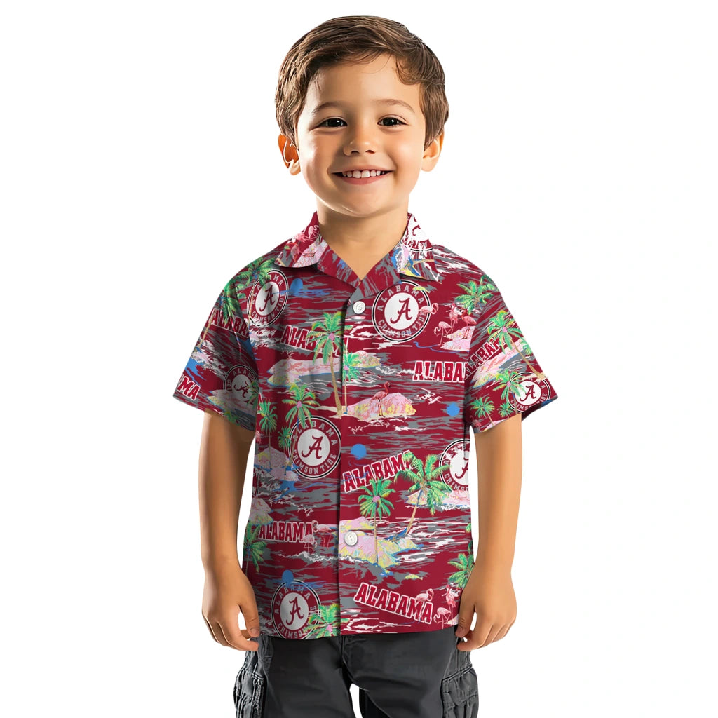 Alabama Tide Flamingo Retreat 2026 Hawaiian Shirt – Moonbestprint