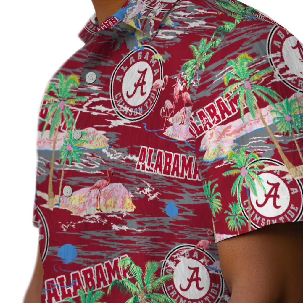 Alabama Tide Flamingo Retreat 2026 Hawaiian Shirt – Moonbestprint