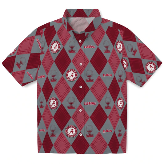 Alabama Crimson Tide Hawaiian Shirt - Golfing Plaid | Moonbestprint