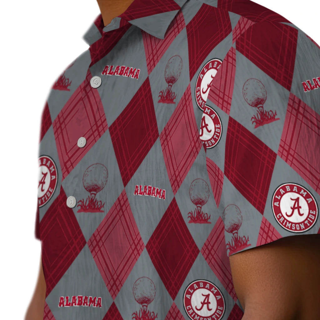 Alabama Crimson Tide Hawaiian Shirt - Golfing Plaid | Moonbestprint
