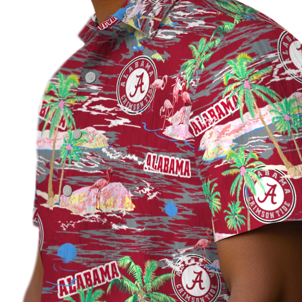 Alabama Crimson Tide Hawaiian Shirt - Hawaii Island | Moonbestprint