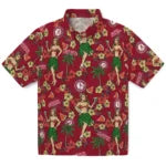 Alabama Crimson Tide Hawaiian Shirt - Hawaiian Girls Design | Moonbestprint