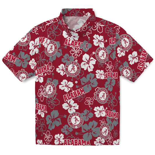 Alabama Tide Hibiscus Bloom Hawaiian Shirt – Moonbestprint