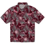 Alabama Crimson Tide Hawaiian Shirt - Hibiscus Exotic | Moonbestprint