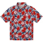 Alabama Crimson Tide Hawaiian Shirt - Hibiscus Fiesta | Moonbestprint