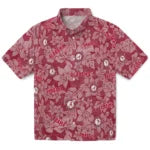 Alabama Crimson Tide Hawaiian Shirt - Hibiscus Oasis | Moonbestprint