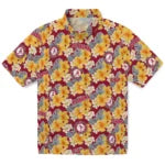 Alabama Crimson Tide Hawaiian Shirt - Hibiscus Tropics | Moonbestprint