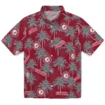 Alabama Crimson Tide Hawaiian Shirt - Palm Tree Motif | Moonbestprint