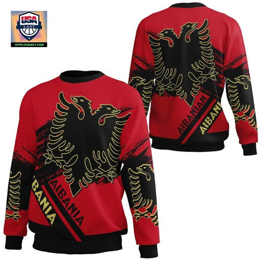 Albania Coat Of Arms Identifier Sweater ? U001Dbrusch Style ? Jr ? Usalast
