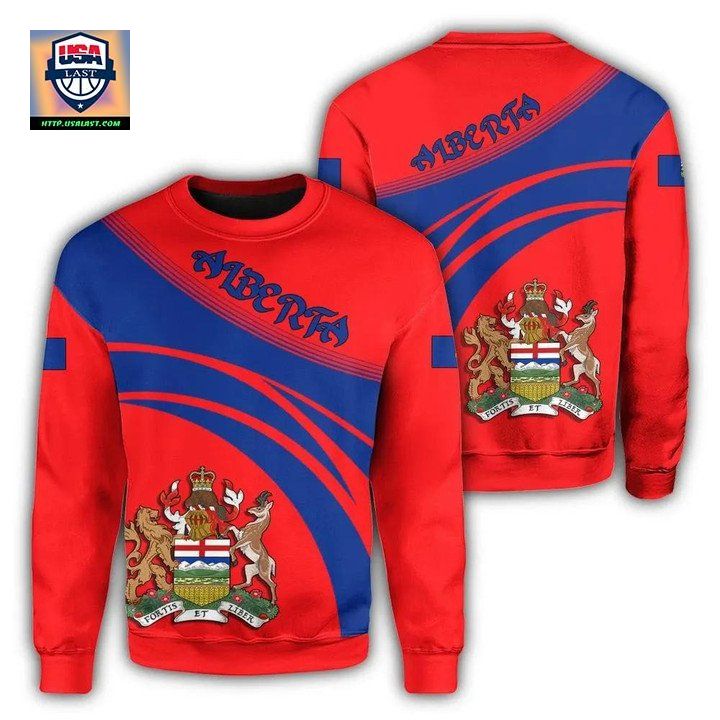 Alberta Coat Of Arms Sweater Cricket Style J5W ? Usalast