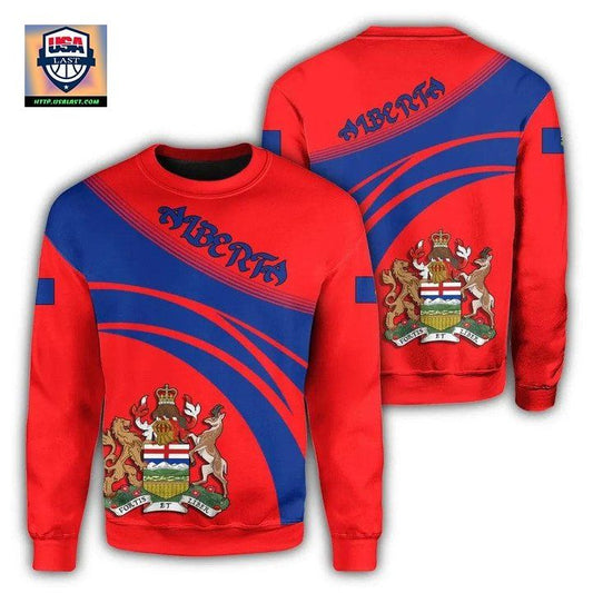 Alberta Coat Of Arms Sweater Cricket Style J5W ? Usalast
