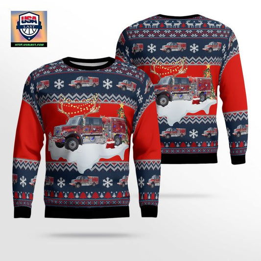 alifornia PARADISE FIRE DEPARTMENT AOP Sweater ? Usalast