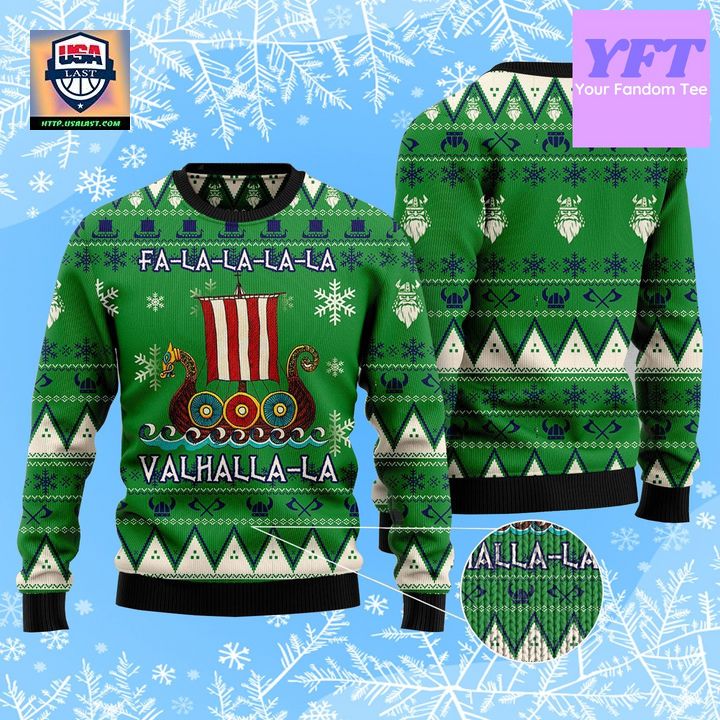 Amazing Viking Valhalla Viking Xmas 3d Ugly Christmas Sweater ? Usalast