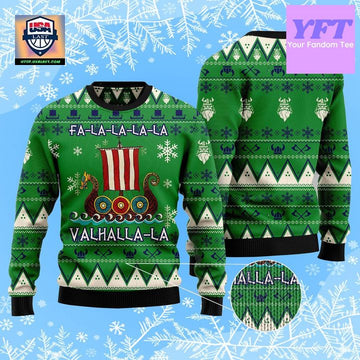 Amazing Viking Valhalla Viking Xmas 3d Ugly Christmas Sweater ? Usalast