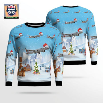American Airlines Boeing 777-300ER Christmas Sweater 3D ? UA11 ? Usalast