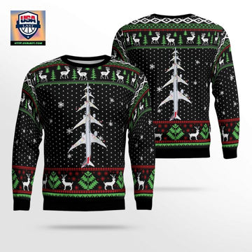 American Airlines Boeing 787-9 Dreamliner Christmas Sweater 3D ? Usalast