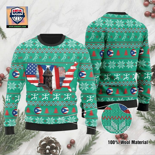 American Puerto Rico Ugly Christmas Sweater 2022 ? Usalast