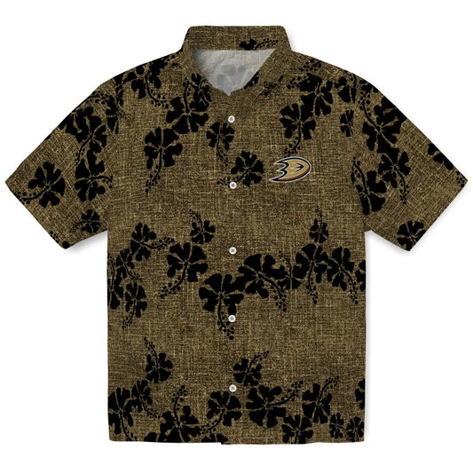 Anaheim Ducks Hawaiian Shirt - 50th State Flower - Moonbestprint