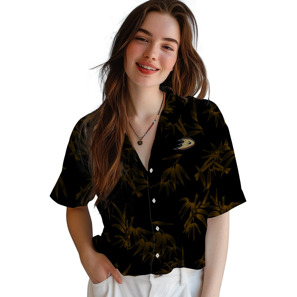Anaheim Ducks Hawaiian Shirt - Bamboo Branches – Moonbestprint