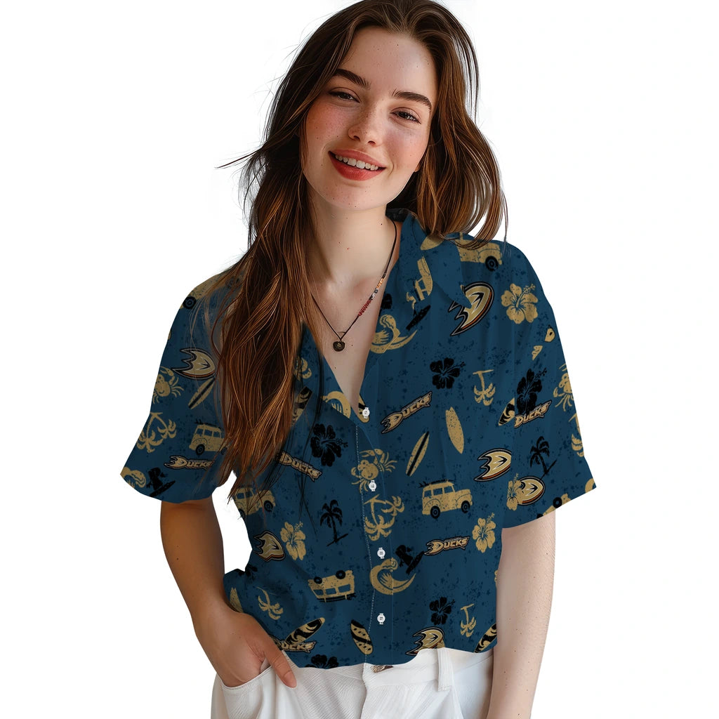 Anaheim Ducks Hawaiian Shirt - Beach Vibe – Moonbestprint
