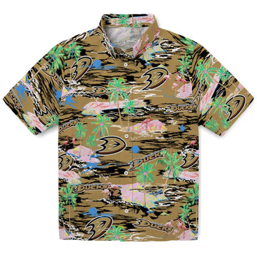 Anaheim Ducks Flamingo Retreat 2026 Hawaiian Shirt – Moonbestprint