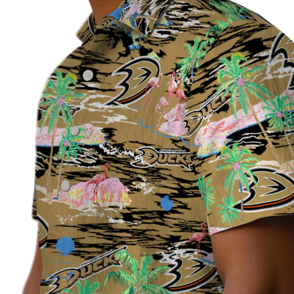 Anaheim Ducks Flamingo Retreat 2026 Hawaiian Shirt – Moonbestprint