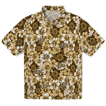 Anaheim Ducks Hawaiian Shirt - Hibiscus Blooms – Moonbestprint